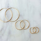 Gold Filled Endless Hoops
