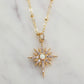 14k Gold Stardust Necklace
