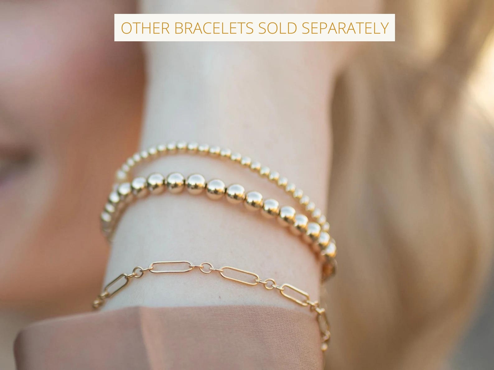14k Gold anna  bracelet