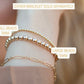 14k gold filled beaded bracelet