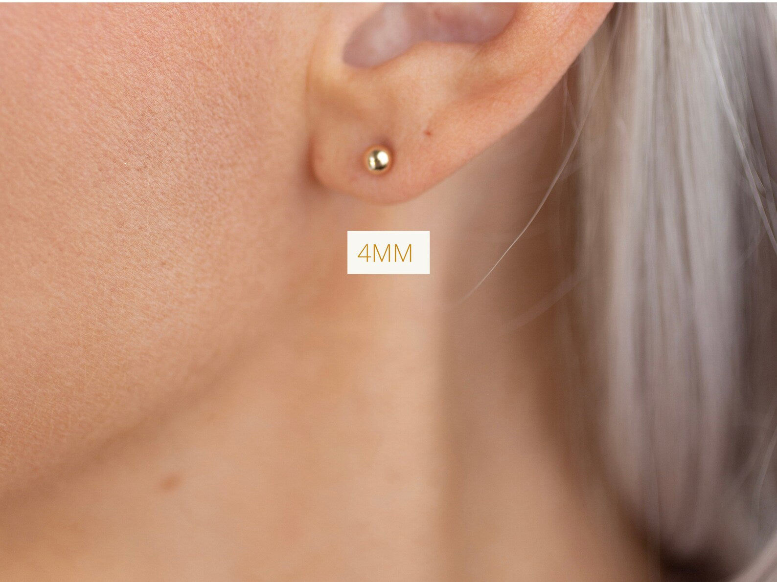 14k rose gold earrings studs
