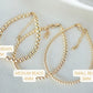 14k solid gold beaded bracelet
