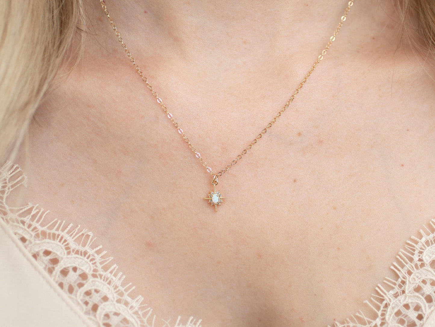 Gold Lucky Star Necklace