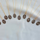 Birth Month Flower Necklace | Gold Necklace