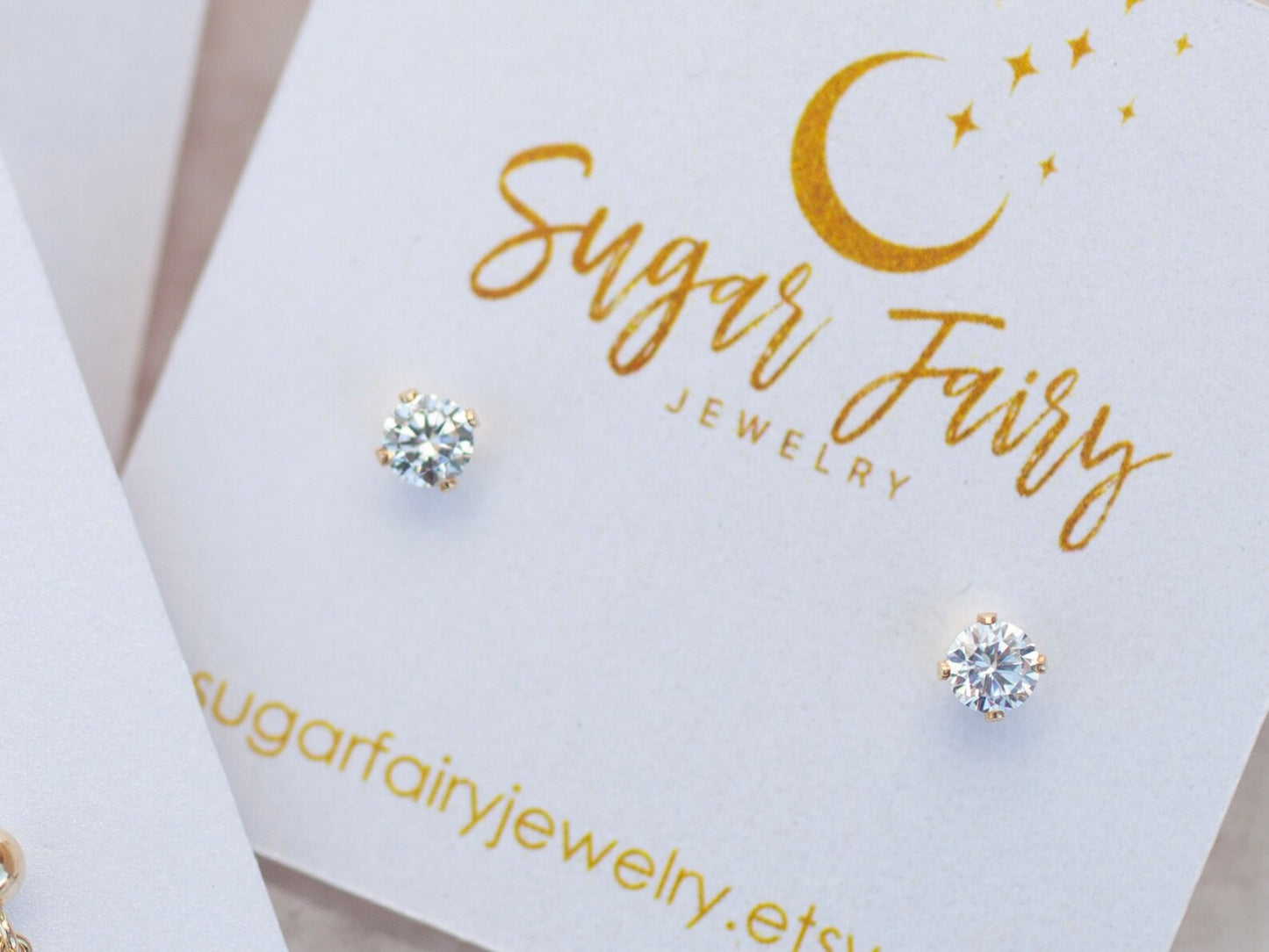 Clear Stud Earrings For Women