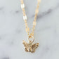 Dainty Butterfly Necklace | Butterfly Gold Necklaces