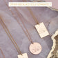 Shining Rainbow Disc Necklace