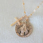 Gold Faith Mary Necklace For Style
