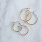 Thin Gold Filled Hoops