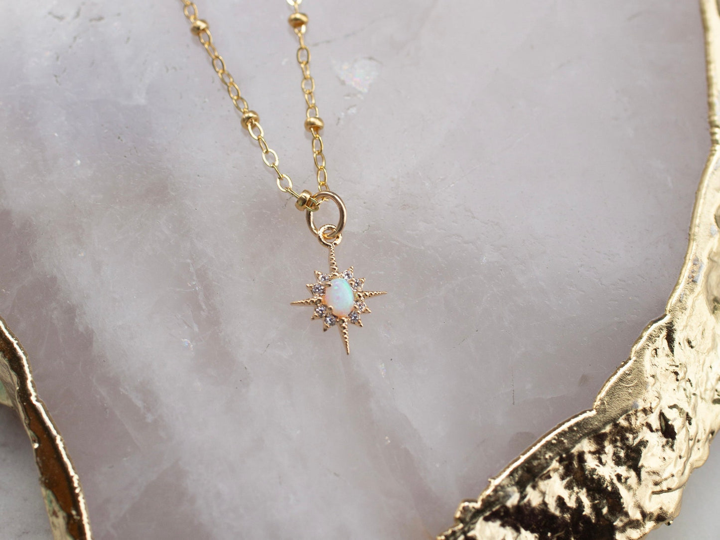 Gold Lucky Star Necklace