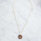 Shining Rainbow Disc Necklace