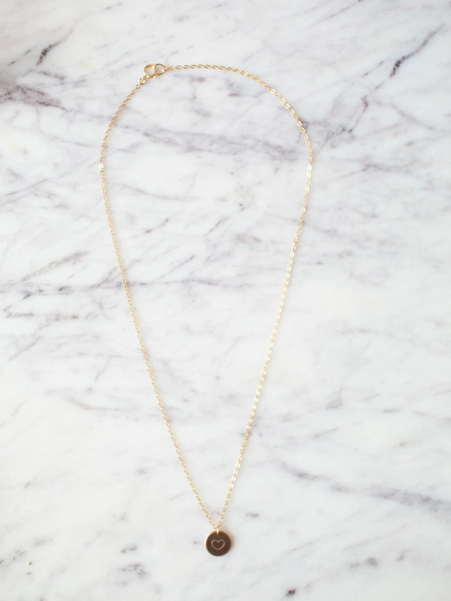 Gold Small Heart Necklace