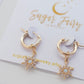 Starburst Hoops Earing
