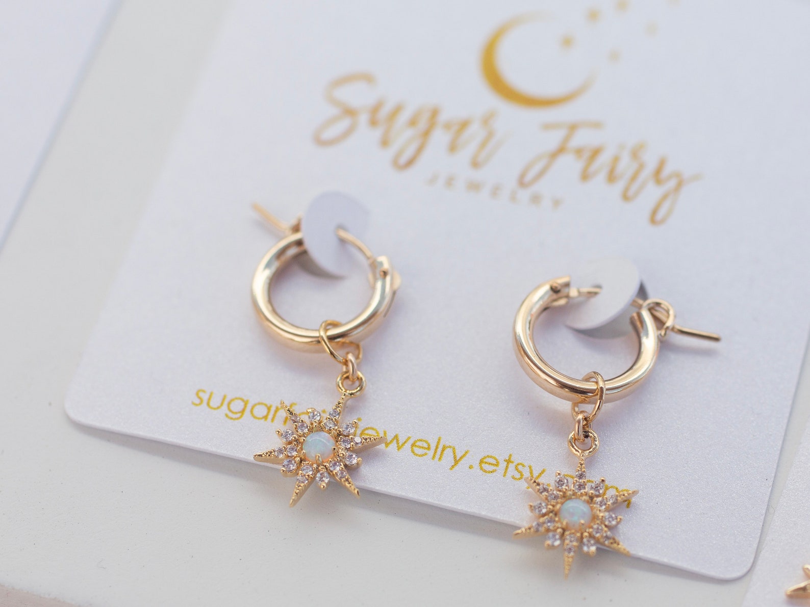 Starburst Hoops Earing