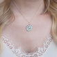 Silver Large Mary Necklace 