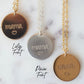 Mama Disc Necklace Gold 
