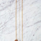 Mama Disc Necklace With Gold