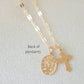 Virgin Mary Cross Necklace For Women