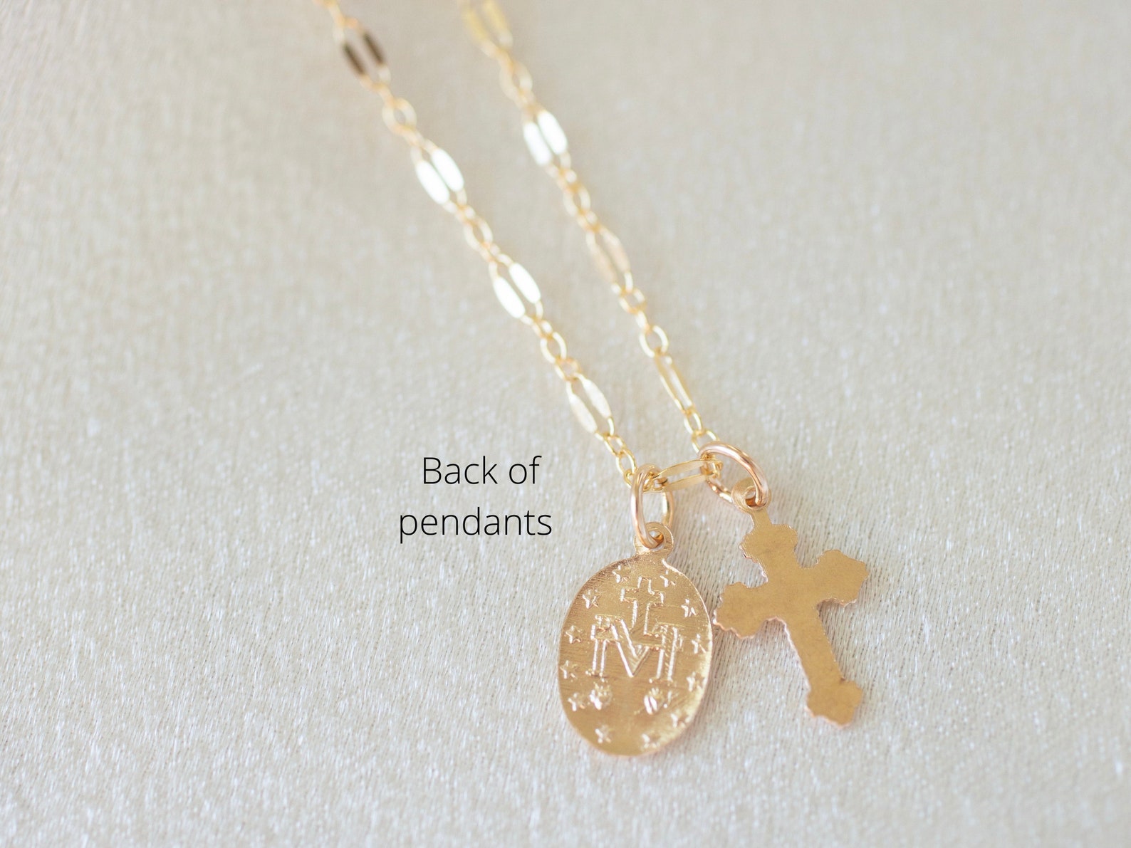 Virgin Mary Cross Necklace For Women
