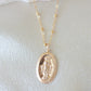 Oval Mary Necklace