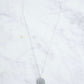 Moon and Stars Disc Necklace