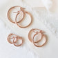 Rose Gold Filled Hoops










