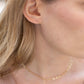Rose Gold Line Earrings For Women
