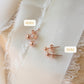 Rose Gold Simple Stud Earrings
