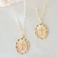 Round Cross Necklace