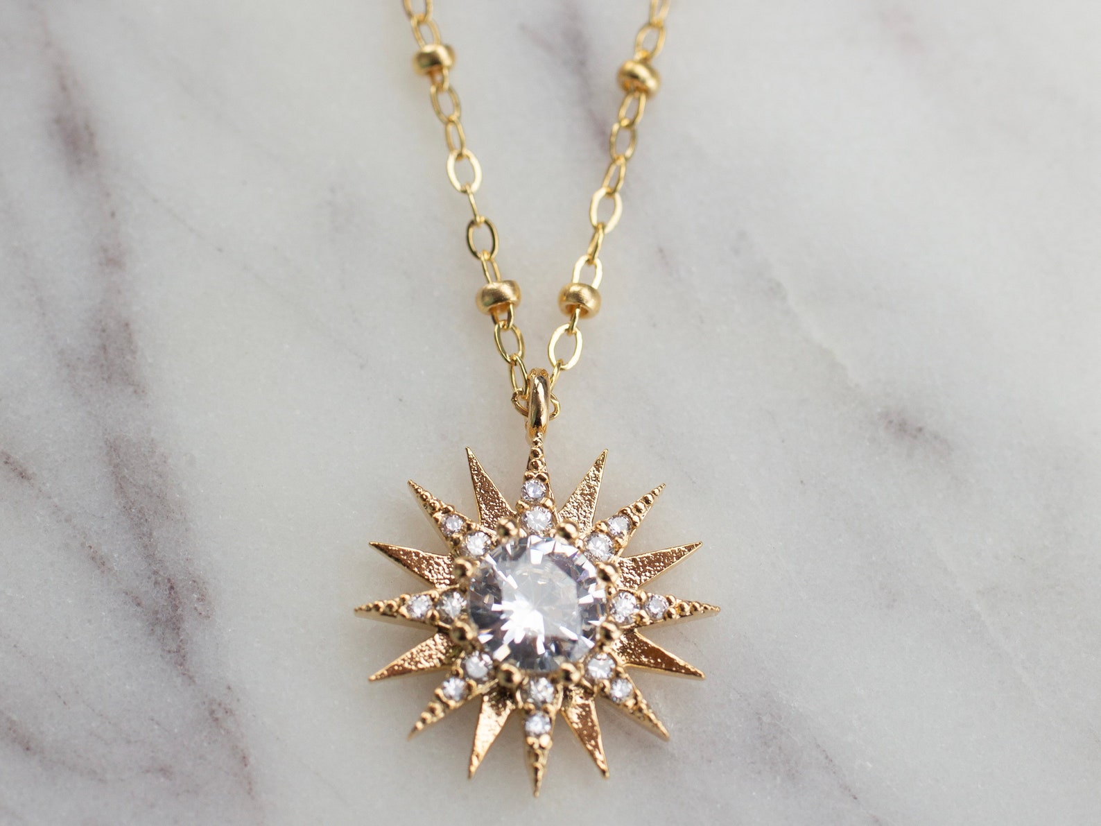 Sommer Necklace With Gold