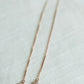 Rose Gold Sparkle Threader Earrings