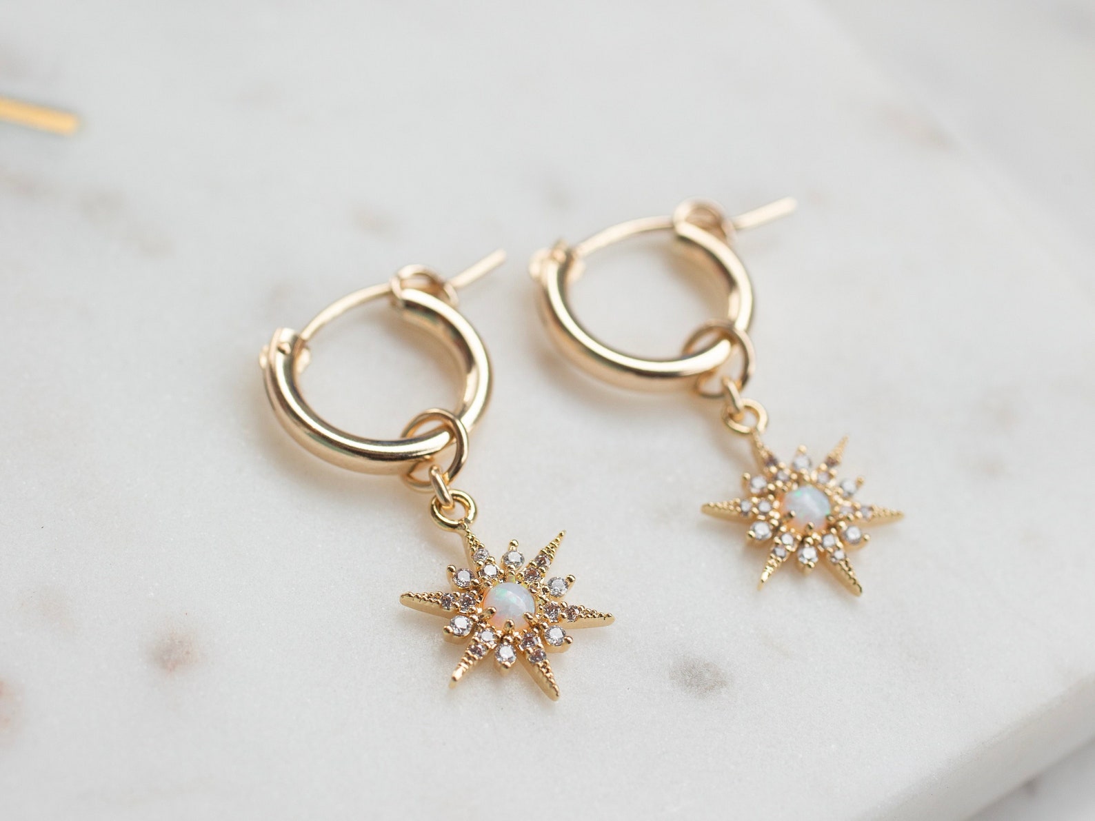 Starburst Hoops Earing For Women