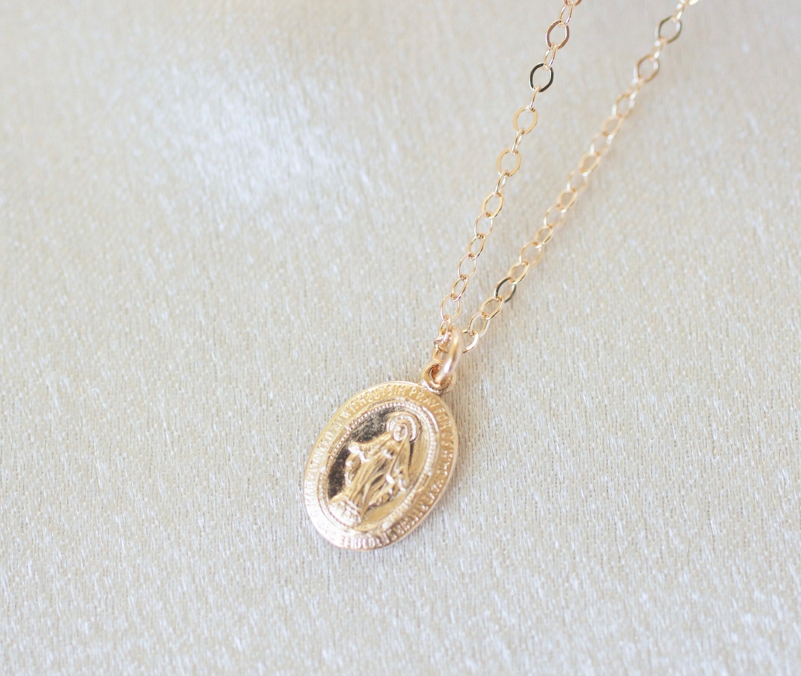 Tiny Mary Necklace