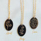birth month flower necklaces