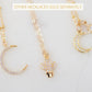 cactus necklace gold