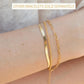 dainty gold anklets