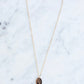 flower birth month necklace