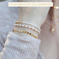 gold and pearl bracelets