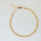 gold curb chain bracelets