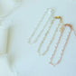 gold filled heart bracelet