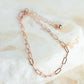 gold paperclip bracelet