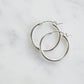 sterling silver hoops earrings
