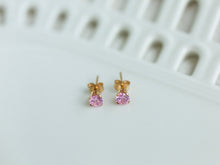 Load image into Gallery viewer, Pink Stud Earrings

