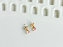 Load image into Gallery viewer, Pink Stud Earrings
