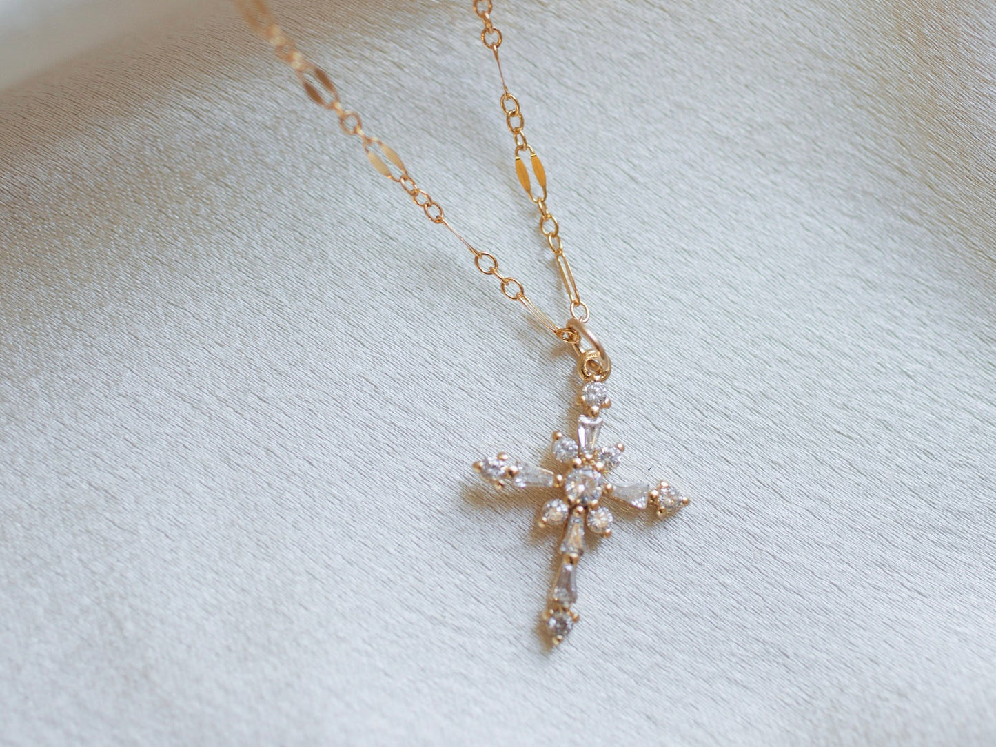 Sparkling Cross Necklace