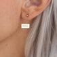 Rose Gold Simple Stud Earrings