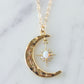 Crescent Lucky Star Necklace