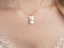 Load image into Gallery viewer, Shining Rainbow Rectangle Necklace
