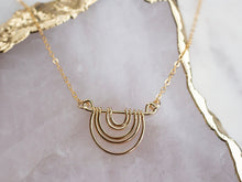 Load image into Gallery viewer, Gold Rainbow Necklace
