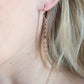 Rose Gold Poppy Leverback Earrings